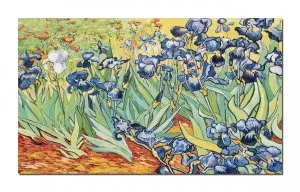 Tablou pictat manual, Irisi la Saint-Remy - 100x60cm ulei pe panza, repro Vincent van Gogh (2)