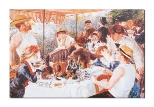 Tablou GIGANT canvas, Dejunul vaslasilor, 120x80cm, Pierre-Auguste Renoir