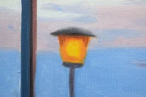 Baby, bye bye - tablou pictat manual ulei pe panza - repro Jack Vettriano, 60x48cm. Poza 71810